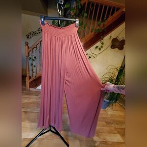 Women's orange Wide-Leg palazzo Pants
